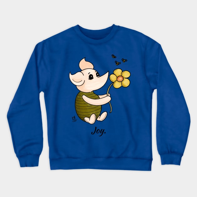 Piglet - Joy Crewneck Sweatshirt by Alt World Studios
